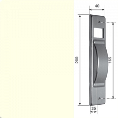 025P0076 alluminio plastificato avorio 1013 (+4,73 €)