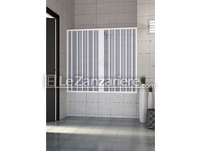 Le Zanzariere Box Vasca Astra - 1 lato - 2 ante