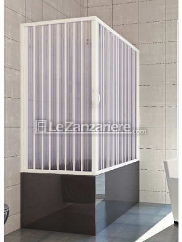 Le Zanzariere Box Vasca Galassia - 2 lati - 2 ante