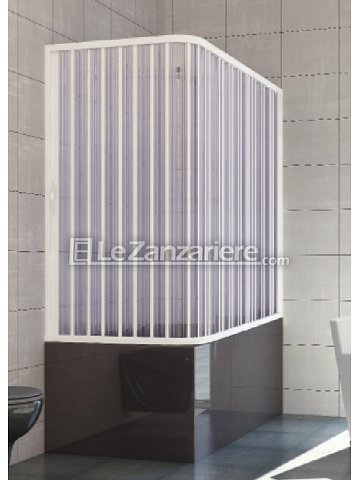 Le Zanzariere Box Vasca Galassia - 2 lati - 1 anta