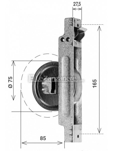 Avvolgitore a semincasso serie SR-8