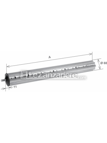 Stafer Prolunga rullo zincata con calotta Ø 60