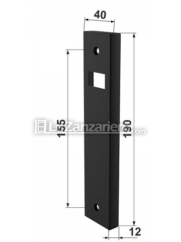 Stafer Placca per avvolgitori Sigma P5 con interasse 155 mm