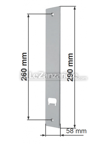 Stafer Placca Forlì con interasse 260 mm