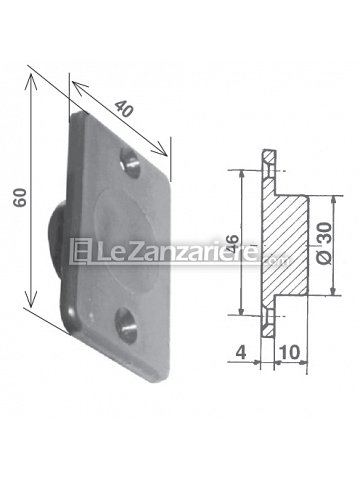 Stafer Tappo per foro guida cinghia in nylon