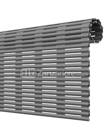 Pinto Tapparella Minimal con foro largo con terminale in alluminio estruso