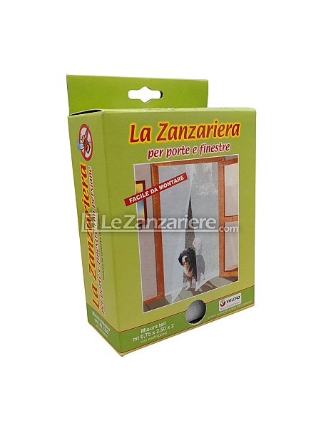 Zanzariera doppia c/velcro in scatola