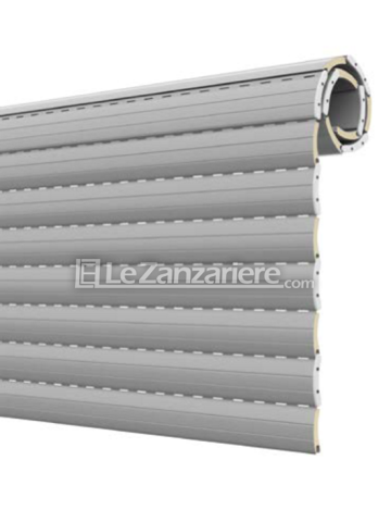 Pinto Tapparella con stecche standard alta densità in alluminio coibentato e terminale in gomma