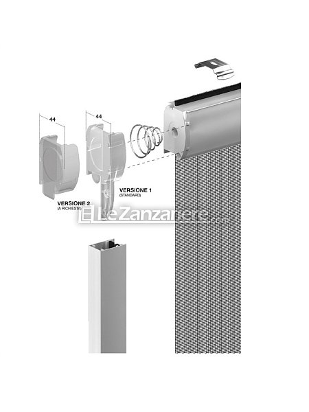 Le Zanzariere Klip 40 verticale